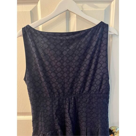 Lauren Ralph Lauren Navy Eyelet Lace Sun Dress sz 14 NWT - Picture 8 of 8